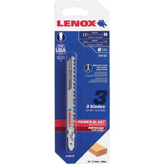 Lenox - Jig Saw Blades Blade Material: Bi-Metal Blade Length (Inch): 4 - All Tool & Supply