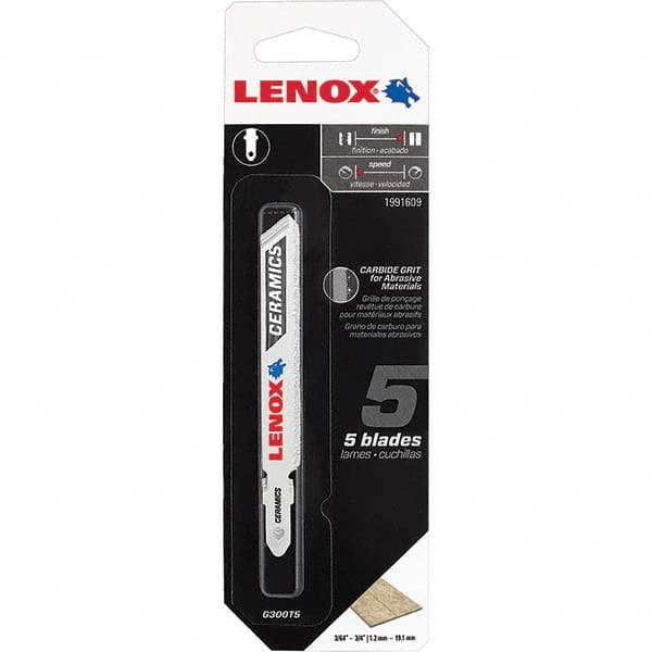 Lenox - Jig Saw Blades Blade Material: Bi-Metal Blade Length (Inch): 3-1/2 - All Tool & Supply