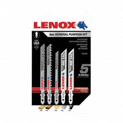 Lenox - Jig Saw Blade Sets Blade Material: Bi-Metal Minimum Blade Length (Inch): 3-5/8 - All Tool & Supply