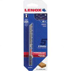 Lenox - Jig Saw Blades Blade Material: Bi-Metal Blade Length (Inch): 4 - All Tool & Supply