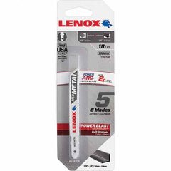 Lenox - Jig Saw Blades Blade Material: Bi-Metal Blade Length (Inch): 3-5/8 - All Tool & Supply