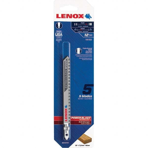 Lenox - Jig Saw Blades Blade Material: Bi-Metal Blade Length (Inch): 4-1/2 - All Tool & Supply