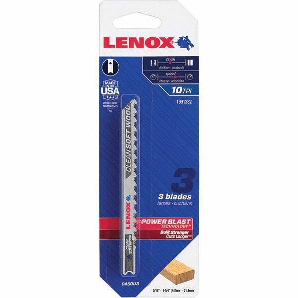 Lenox - Jig Saw Blades Blade Material: Bi-Metal Blade Length (Inch): 4 - All Tool & Supply