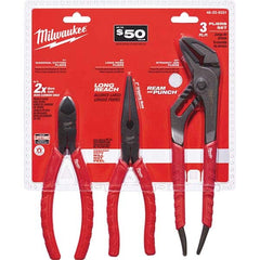 Milwaukee Tool - Plier Sets Set Type: Plier Set Number of Pieces: 3.000 - All Tool & Supply