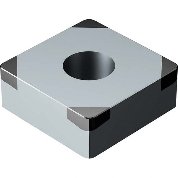 SNGA436S0325F 7125 CBN Turning Insert AlTiCrN Finish, Neutral, 1/2″ Inscribed Circle, 0.094″ Corner Radius, 3/16″ Thick