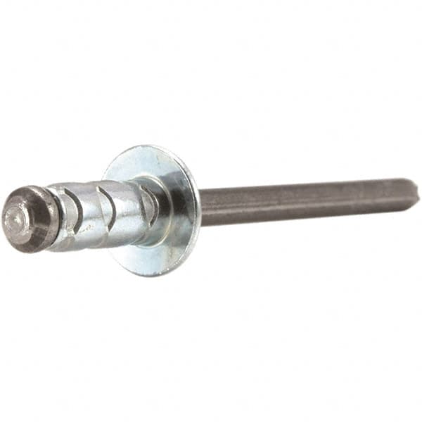 STANLEY Engineered Fastening - Size 6 Large Flange Head Aluminum Multi Grip Blind Rivet - All Tool & Supply