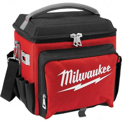 Milwaukee Tool - 21.65 Qt Cooler Bag - 1680D Ballistic Nylon, Red/Black - All Tool & Supply