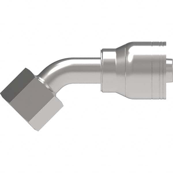 Eaton - Hydraulic Hose Fittings & Couplings Type: Female ORS Swivel, 45 Degree Elbow Hose Diameter: 1 (Inch) - All Tool & Supply