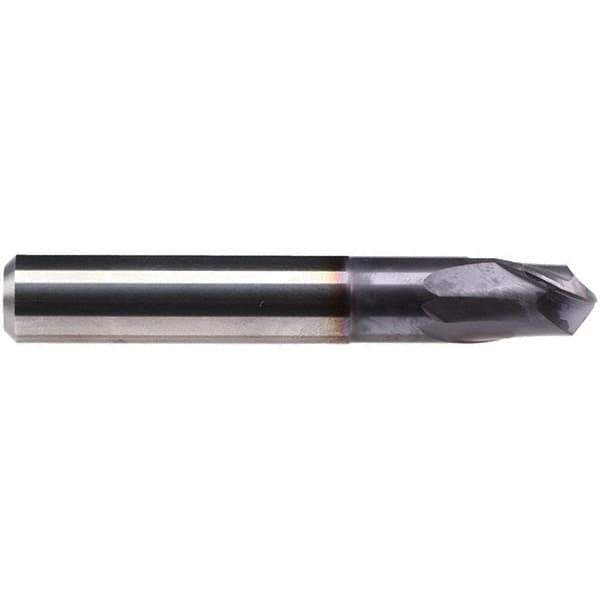 Emuge - 3mm Diam, 3.5mm LOC, 2 Flute Solid Carbide Ball End Mill - TiAlN Finish, Single End, 57mm OAL, 6mm Shank Diam, Ball Flute - All Tool & Supply