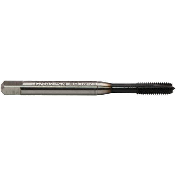 Emuge - #8-32 UNC, 3 Flutes, Plug Chamfer, GLT-8 Finish, High Speed Steel Spiral Point STI Tap - 0.168" Shank Diam, 3B Class of Fit, Series Rekord B-AL - Exact Industrial Supply