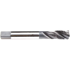 Emuge - 1-12 UNF 4 Flute 2B/3B Modified Bottoming Spiral Flute Tap - High Speed Steel, NE2 Finish, 6.299" OAL, Right Hand Flute, Right Hand Thread, Series CU533200 - Exact Industrial Supply