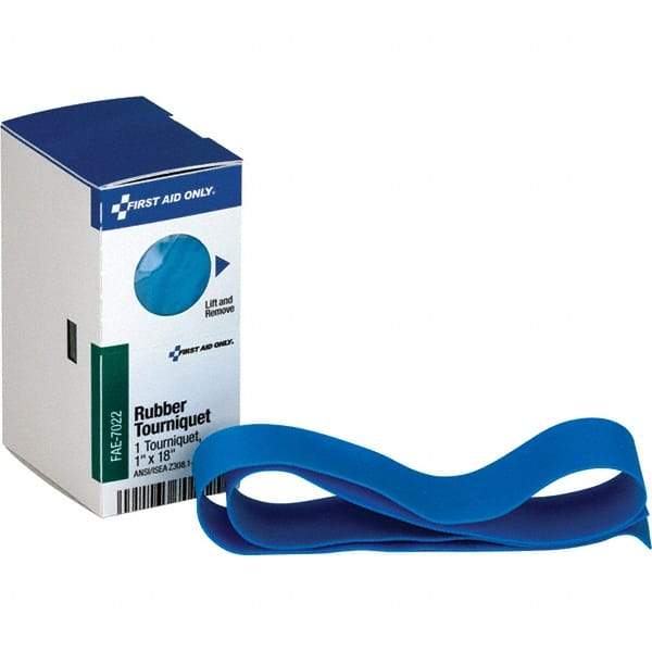 PRO-SAFE - 1-5/16" Long x 1-7/8" Wide, General Purpose Wound Care - Blue, Rubber Bandage - All Tool & Supply