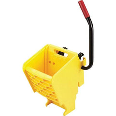 Rubbermaid - 35 Qt Plastic Wringer - 15.8" Long x 31.1" High x 13.4" Wide, Yellow, Metal Handle - All Tool & Supply