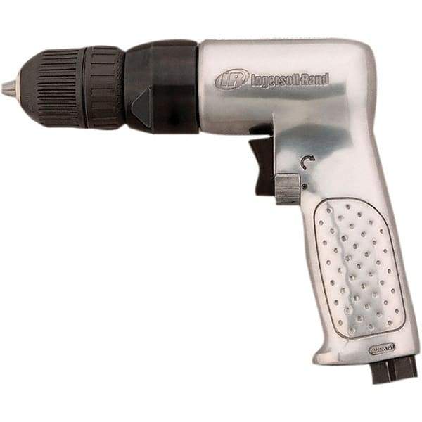 Ingersoll-Rand - 3/8" Reversible Keyless Chuck - Pistol Grip Handle, 2,000 RPM, 0.5 hp, 90 psi - All Tool & Supply