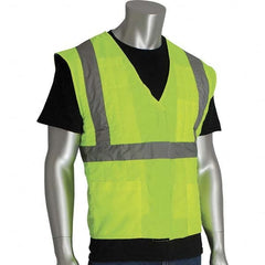 PIP - Size 4X/5XL, High Visibility Yellow Cooling Vest - Exact Industrial Supply