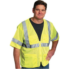 PIP - Size L Yellow Mesh General Purpose High Visibility Vest - All Tool & Supply