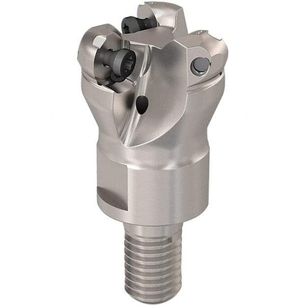 Seco - 20mm Cutting Diam, 6mm Max Depth of Cut, Modular Connection Indexable Copy End Mill - 3 Inserts, RP.. 1204 Insert, 217.29-06 Toolholder, Steel, Through Coolant - All Tool & Supply