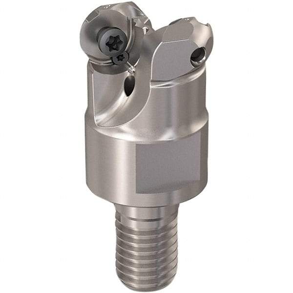 Seco - 13mm Cutting Diam, 6mm Max Depth of Cut, Modular Connection Indexable Copy End Mill - 2 Inserts, RP.. 1204 Insert, 217.29-06 Toolholder, Steel, Through Coolant - All Tool & Supply