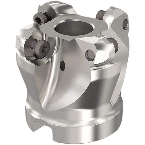 Seco - 32mm Cut Diam, 6mm Max Depth, 16mm Arbor Hole, 4 Inserts, RP..1204 Insert Style, Indexable Copy Face Mill - R220.29 Cutter Style, 13,300 Max RPM, 40mm High, Through Coolant, Series R220.29 - All Tool & Supply