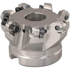 Seco - 51mm Cut Diam, 6mm Max Depth, 22mm Arbor Hole, 7 Inserts, RP..1204 Insert Style, Indexable Copy Face Mill - R220.29 Cutter Style, 11,200 Max RPM, 40mm High, Through Coolant, Series R220.29 - All Tool & Supply