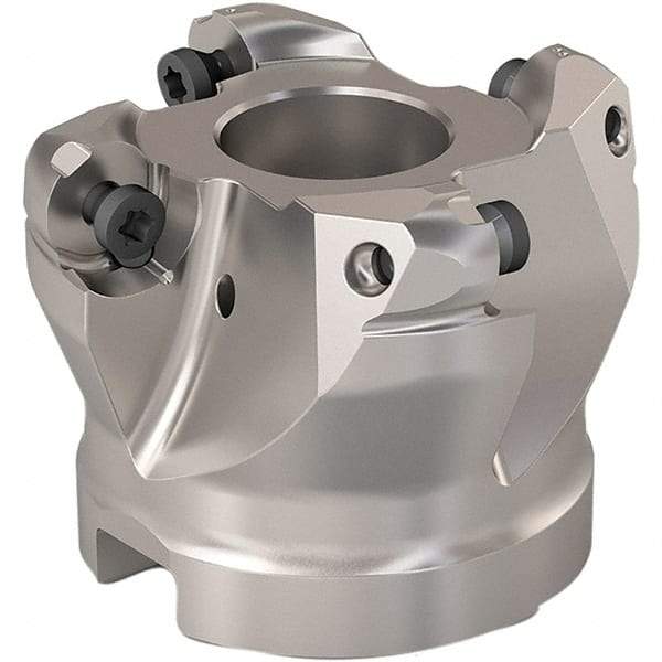 Seco - 40mm Cut Diam, 6mm Max Depth, 22mm Arbor Hole, 4 Inserts, RP..1204 Insert Style, Indexable Copy Face Mill - R220.29 Cutter Style, 12,300 Max RPM, 40mm High, Through Coolant, Series R220.29 - All Tool & Supply