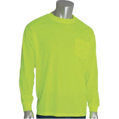 PIP - Size S Hi-Vis Yellow High Visibility Long Sleeve T-Shirt - All Tool & Supply