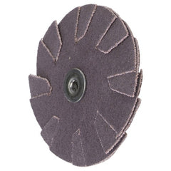 1 1/2″ Aluminum Oxide Overlap Slotted Disc 4-Ply 100 Grit 8–32 Eyelet - All Tool & Supply