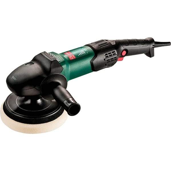 Metabo - 7" Pad Diam, 3,900 RPM, Handheld Electric Polisher - 5/8-11" Spindle Thread - All Tool & Supply