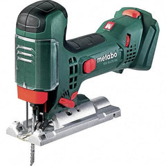 Metabo - 18 Volt, 550 to 2,800 SPM, 13/16" Stroke Length, Lithium-Ion Cordless Jigsaw - 45° Cutting Angle, Series 18V LiHD - All Tool & Supply