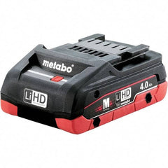 Metabo - 18 Volt Lithium-Ion Power Tool Battery - 4 Ahr Capacity, 80 min Charge Time, Series 18V LiHD - All Tool & Supply