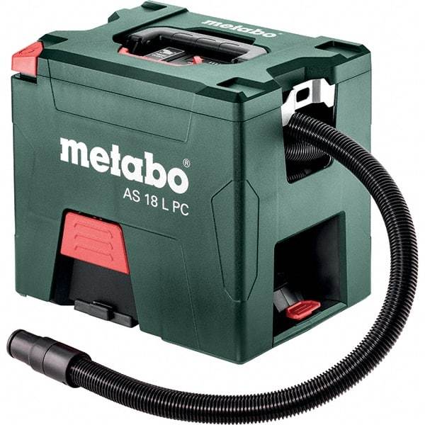 Metabo - 2 Gal Capacity, Cordless Portable Wet/Dry Vacuum Bare - 18 Volts, 16.5 Lb - All Tool & Supply