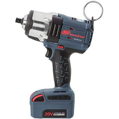 Ingersoll-Rand - 1/2" Drive 20 Volt Pistol Grip Cordless Impact Wrench & Ratchet - 0 to 1,900 RPM, 0 to 2,450 BPM, 1,500 Ft/Lb Torque, Lithium-Ion Batteries - All Tool & Supply