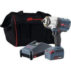 Ingersoll-Rand - 1/2" Drive 20 Volt Pistol Grip Cordless Impact Wrench & Ratchet - 0 to 1,900 RPM, 0 to 2,450 BPM, 1,500 Ft/Lb Torque, 1 Lithium-Ion Battery - All Tool & Supply