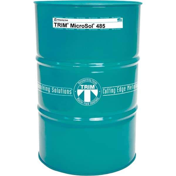 Master Fluid Solutions - TRIM MicroSol 455, 54 Gal Drum Cutting Fluid - Semisynthetic - All Tool & Supply