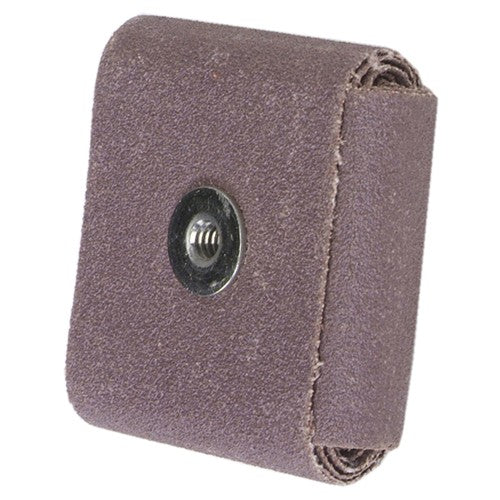 3″ × 3″ × 1/2″ Square Pad 80 Grit 1/4-20 Eyelet Aluminum Oxide - All Tool & Supply