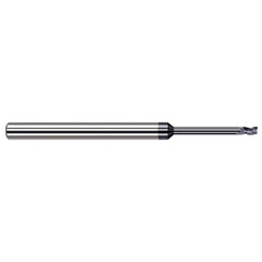 Harvey Tool - Square End Mills; Mill Diameter (Inch): 1/16 ; Mill Diameter (Decimal Inch): 0.0620 ; Length of Cut (Inch): 3/32 ; Length of Cut (Decimal Inch): 0.0930 ; Material: Solid Carbide ; Finish/Coating: AlTiN - Exact Industrial Supply