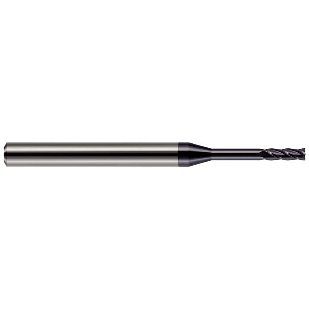 Harvey Tool - Square End Mills; Mill Diameter (Inch): 7/64 ; Mill Diameter (Decimal Inch): 0.1090 ; Length of Cut (Decimal Inch): 0.3270 ; Material: Solid Carbide ; Finish/Coating: AlTiN ; Shank Diameter (Inch): 1/8 - Exact Industrial Supply