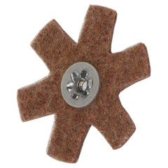 4″ Diameter AG Non Woven Star Coarse Grit 1/4 20 Eyelet AlumInum Oxide - All Tool & Supply