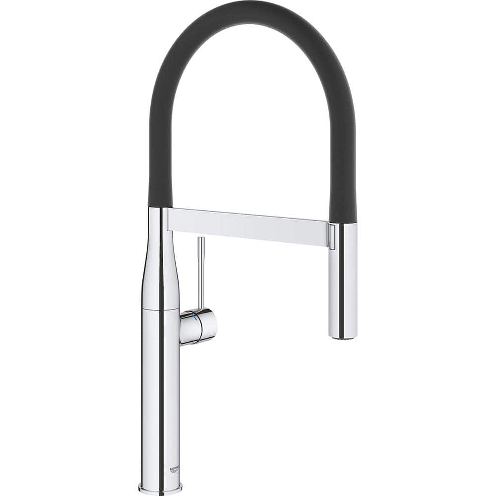 Grohe - Kitchen & Bar Faucets; Type: Pull Down ; Style: Contemporary; Modern; Transitional ; Mount: Deck ; Design: One Handle ; Handle Type: Lever ; Spout Type: High Arc - Exact Industrial Supply