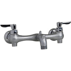 American Standard - Industrial & Laundry Faucets; Type: Utility Faucet ; Style: Transitional ; Design: Two Handle ; Handle Type: Lever ; Spout Type: Straight ; Mounting Centers: 8 (Inch) - Exact Industrial Supply