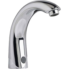 American Standard - Electronic & Sensor Faucets; Type: Sensor ; Style: Modern; Contemporary ; Type of Power: DC ; Spout Type: Low Arc ; Mounting Centers: Single Hole (Inch); Finish/Coating: Polished Chrome - Exact Industrial Supply