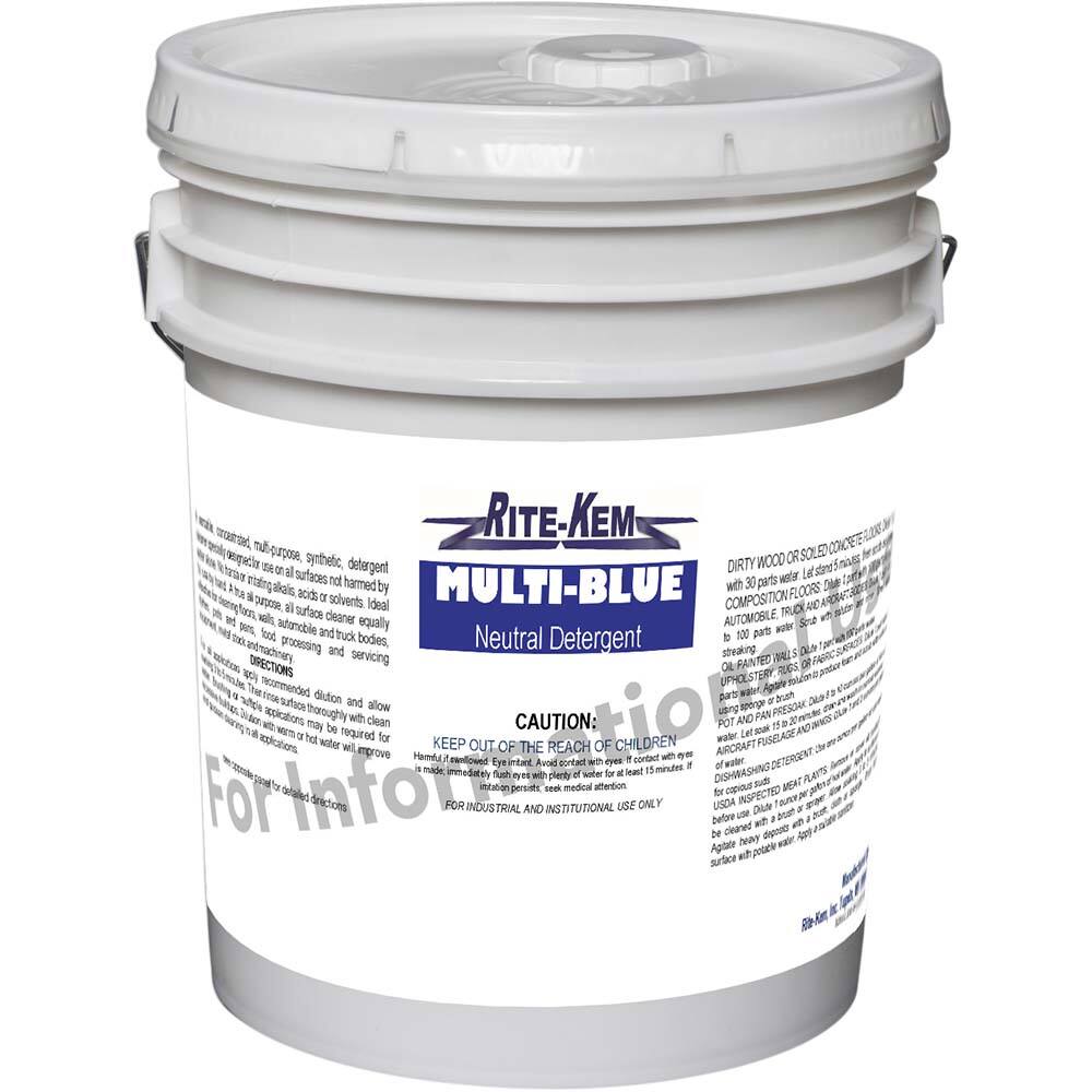 Rite-Kem - Floor Cleaners, Strippers & Sealers; Type: All-Purpose Cleaner ; Container Size (Gal.): 5.00 ; Container Type: Pail ; Solution Type: Dilutable Concentrate; Water-Based - Exact Industrial Supply