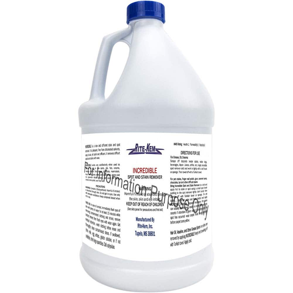 Rite-Kem - Carpet & Upholstery Cleaners Type: Spot & Stain Remover Container Size (Gal.): 1.00 - All Tool & Supply