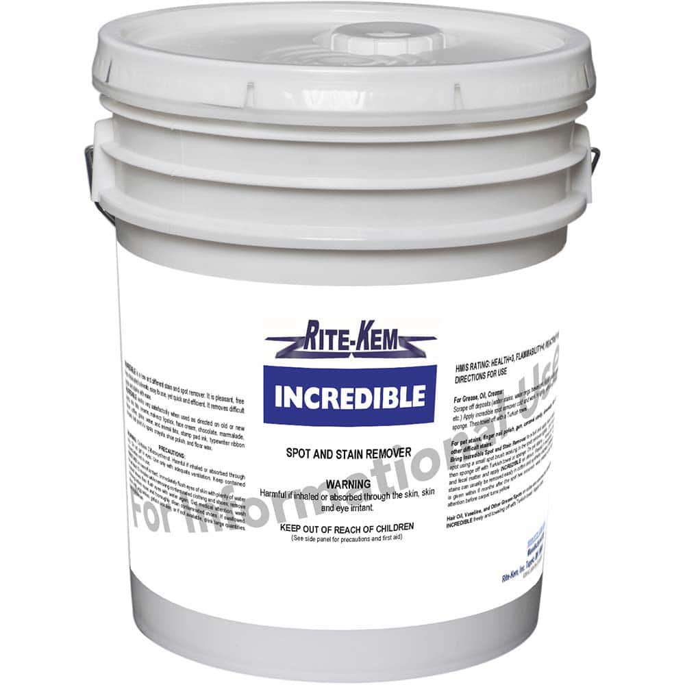 Rite-Kem - Carpet & Upholstery Cleaners Type: Spot & Stain Remover Container Size (Gal.): 5.00 - All Tool & Supply