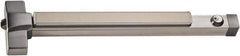 PDQ - 35 to 48" Wide Door Range, Antimicrobial, Satin Stainless Steel Finish Rim Exit Push Bar - Fits 37 to 48" Door - All Tool & Supply