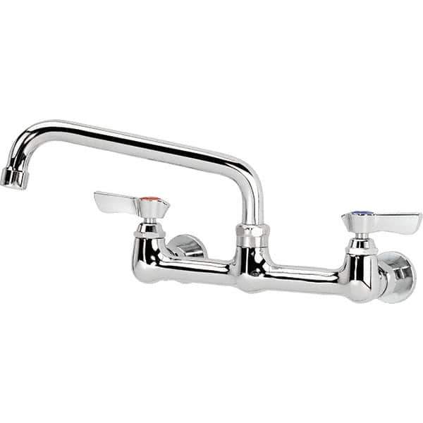 Krowne - Wall Mount, Service Sink Faucet without Spray - Two Handle, Blade Handle, Standard Spout, No Drain - All Tool & Supply