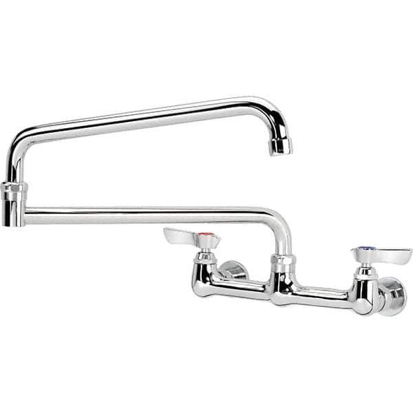 Krowne - Wall Mount, Service Sink Faucet without Spray - Two Handle, Blade Handle, Standard Spout, No Drain - All Tool & Supply