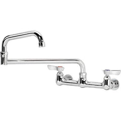 Krowne - Wall Mount, Service Sink Faucet without Spray - Two Handle, Blade Handle, Standard Spout, No Drain - All Tool & Supply