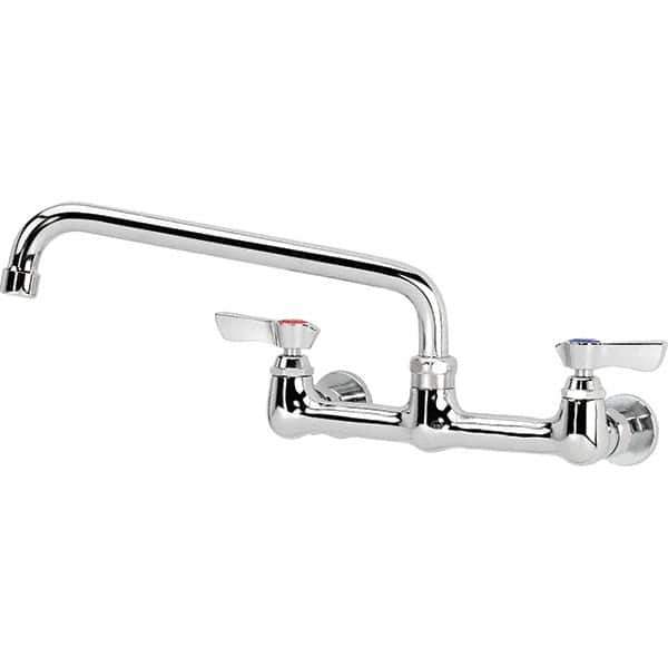 Krowne - Wall Mount, Service Sink Faucet without Spray - Two Handle, Blade Handle, Standard Spout, No Drain - All Tool & Supply