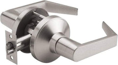 PDQ - Heavy Duty Privacy Lever Lockset - 2-3/4" Back Set, Keyless Cylinder, Zinc, Antimicrobial Coated, Satin Chrome Plated Finish - All Tool & Supply